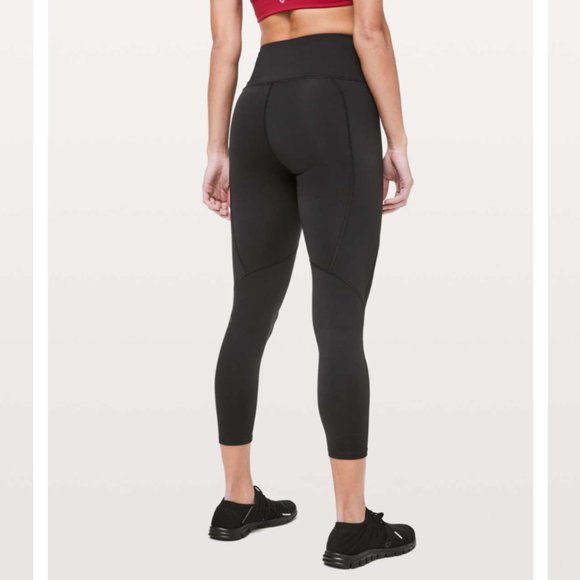 NWOT Lululemon To The Beat Tight (Everlux) 24" Black, size 4 - Picture 2 of 9